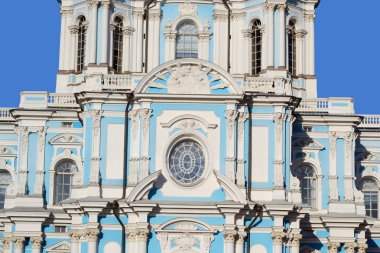 parça smolny Katedrali'nin gün güneşli yaz