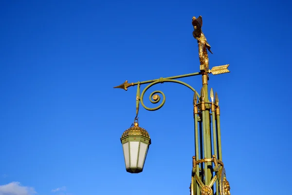 Streetlamp on Panteleymonovsky Bridge — Stock Photo, Image
