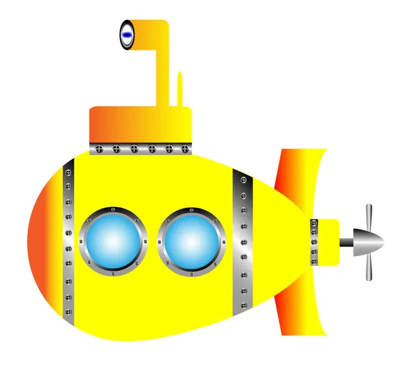 stock vector Yellow submarine