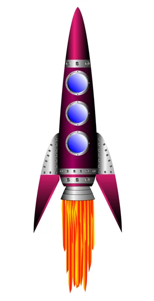 Rakéta indítása — Stock Vector
