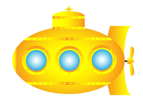 stock vector Yellow submarine