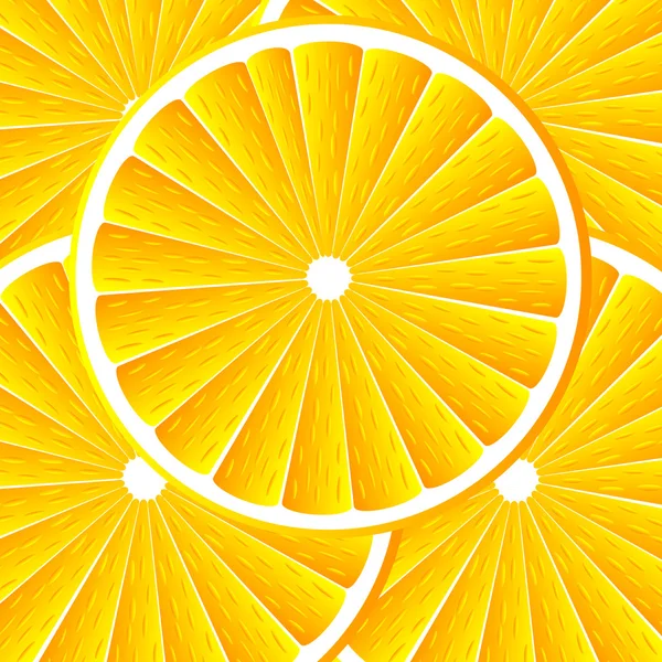 矢量背景与橘子 — 图库矢量图片