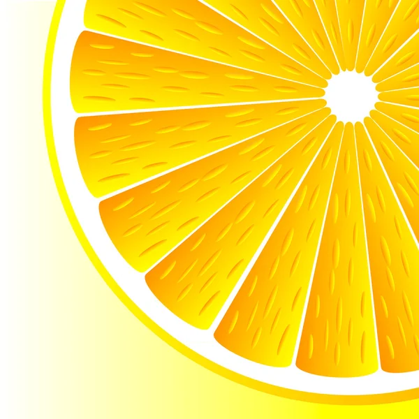 Vector background with oranges — Stock Vector