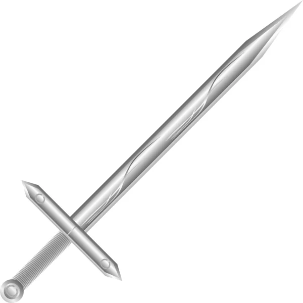 stock vector Sword on white