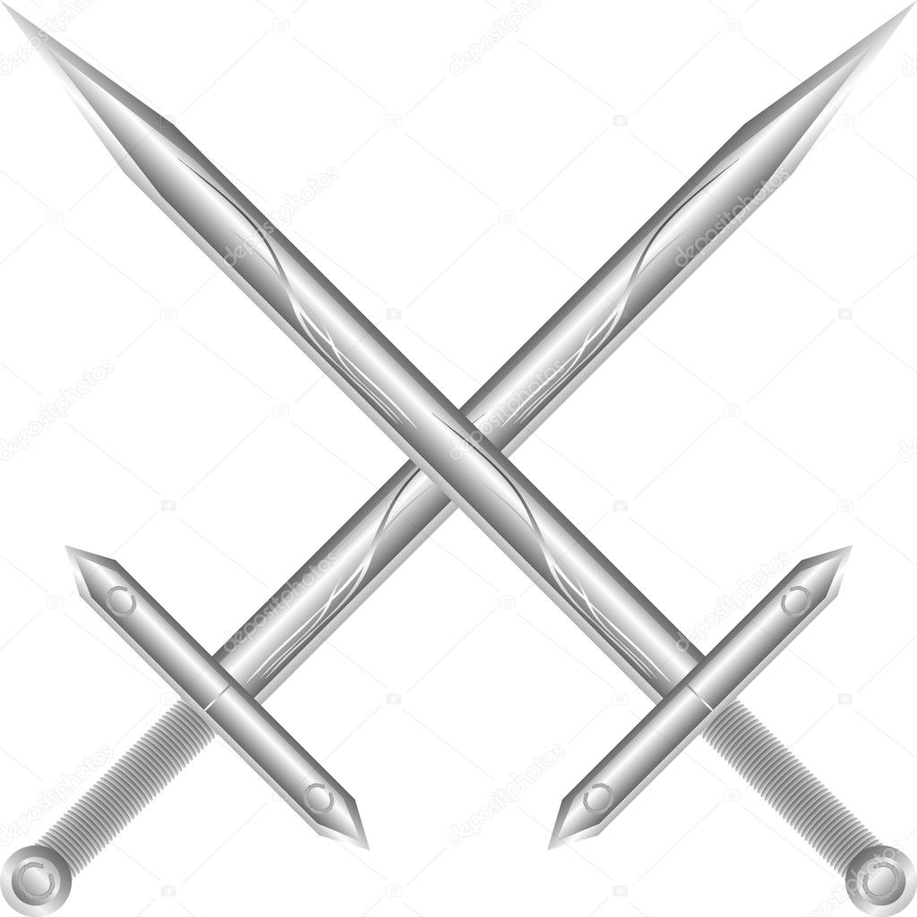 two-crossed-swords-on-white-stock-vector-konstsem-7401427