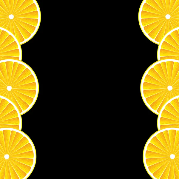 Citrus fruit background — Stock Vector