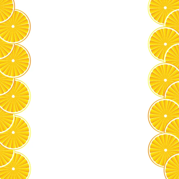柑橘系の果物の背景 — ストックベクタ