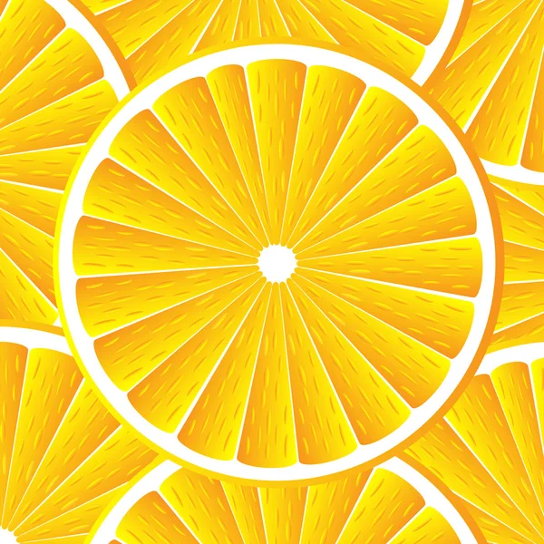 柑橘系の果物の背景 — ストックベクタ