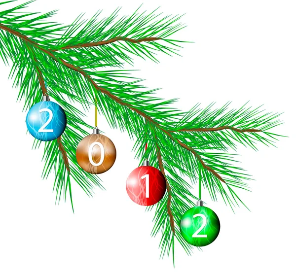 stock vector Vector Christmas 2012 balls