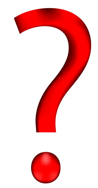 Question rouge — Image vectorielle