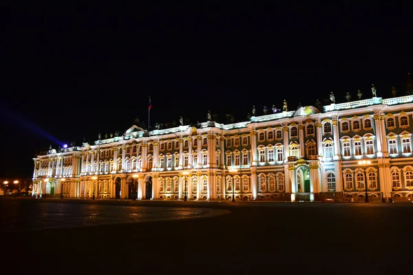 Muzeul Schitului de Stat pe timp de noapte din St.Petersburg — Fotografie, imagine de stoc