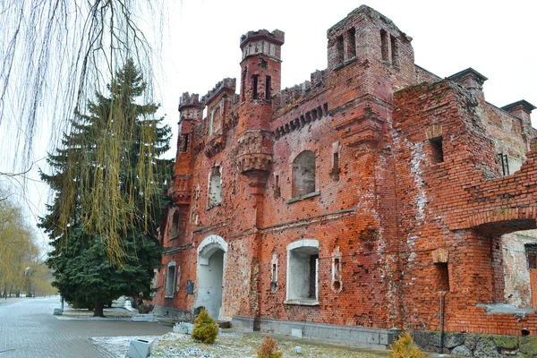 Холмские ворота Брестской крепости — стоковое фото