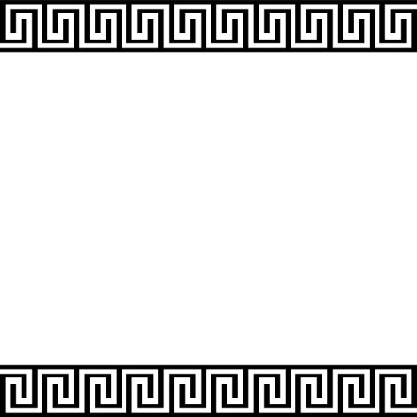 Hintergrund mit griechischem Ornament — Stockvektor