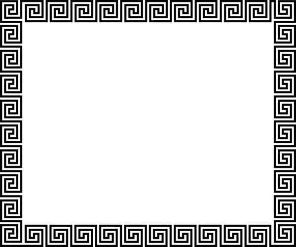 Hintergrund mit griechischem Ornament — Stockvektor