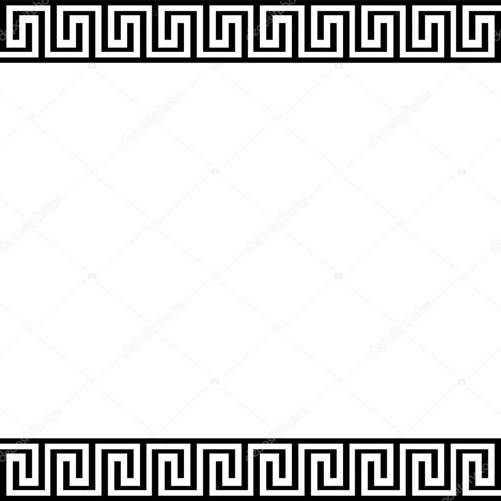 Background with greek ornament