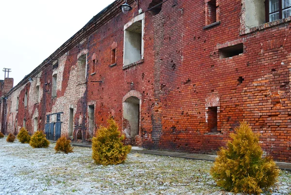 Muur van het Fort brest in brest — Stockfoto