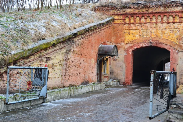 Παλιά πύλη στο Φρούριο Μπρεστ — Φωτογραφία Αρχείου