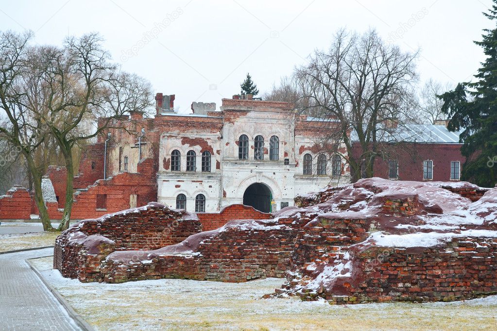 The ruins of the Brest Fortress