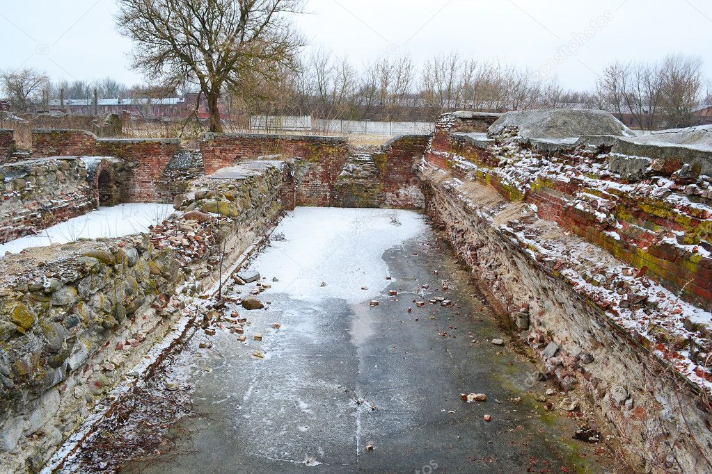 The ruins of the Brest Fortress