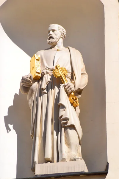 圣伯多禄的雕像 — 图库照片