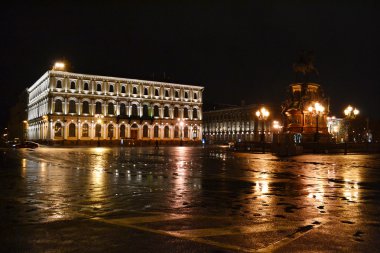 gece st. Petersburg görünümü