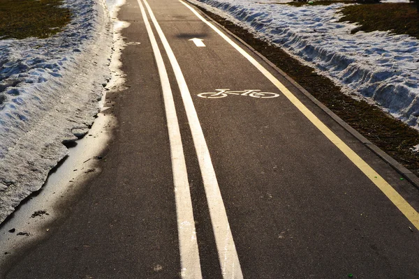 stock image Bicycle lane