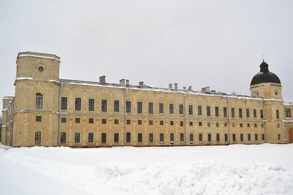 Pałac gatchina, w zimie — Zdjęcie stockowe