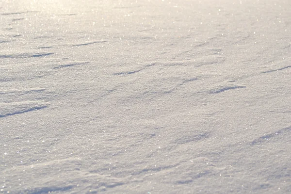 新雪背景 — 图库照片