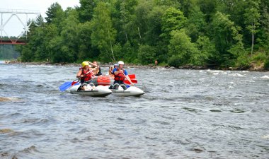 Whitewater rafting