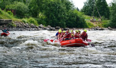 Whitewater rafting