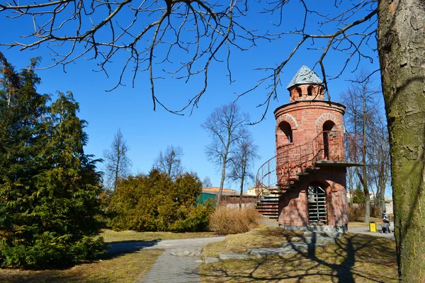 Castelo das crianças vermelhas em Pinsk — Fotografia de Stock