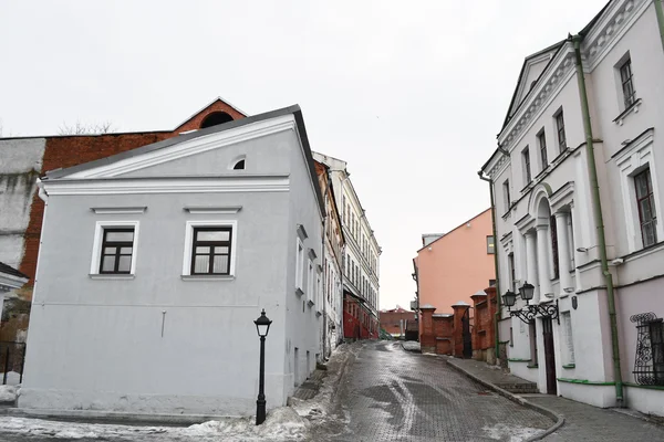 Calle en la parte central de Minsk — Foto de Stock