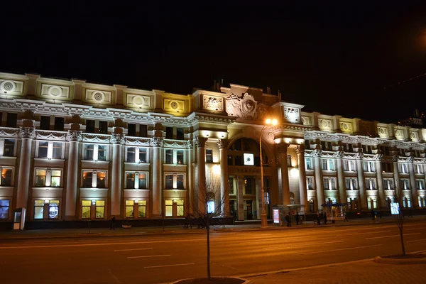 Cidade noturna de Minsk — Fotografia de Stock