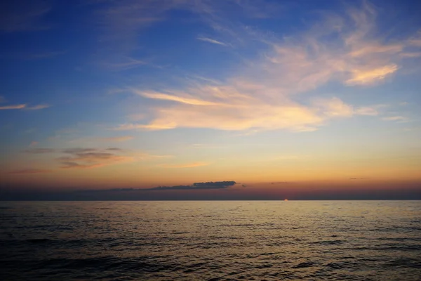 Летний закат на Ладоге — стоковое фото