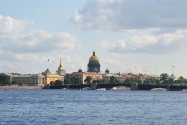 View of the St.Petersburg clipart