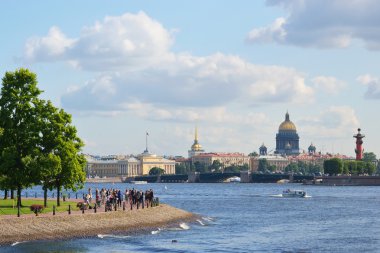 View of the St.Petersburg clipart