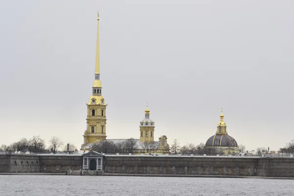 Закладені Петропавловська фортеці і фортеця Paul, Санкт-Петербург — стокове фото