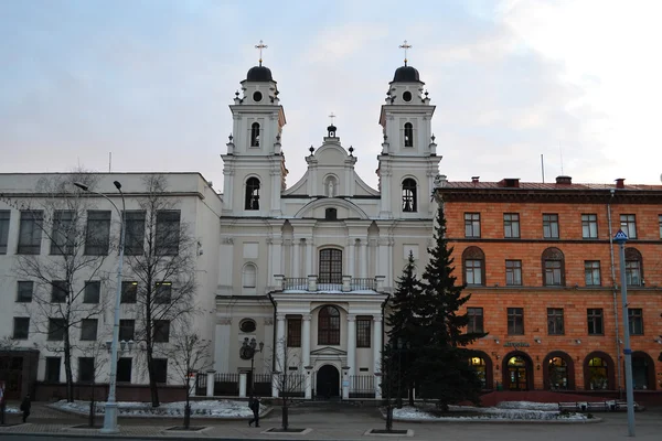 Römisch-katholische Kathedrale in Minsk — Stockfoto