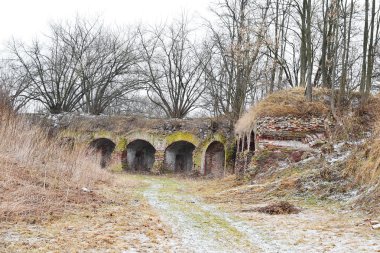 The ruins of the Eastern fort, Brest clipart