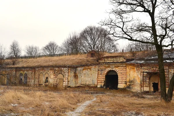 Muur van het Fort brest in brest — Stockfoto