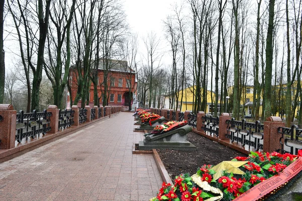军事公墓在维捷布斯克 — 图库照片