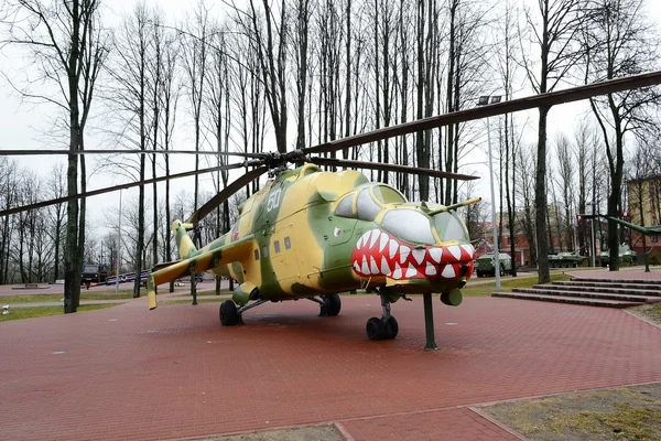 Русский вертолет в музее — стоковое фото