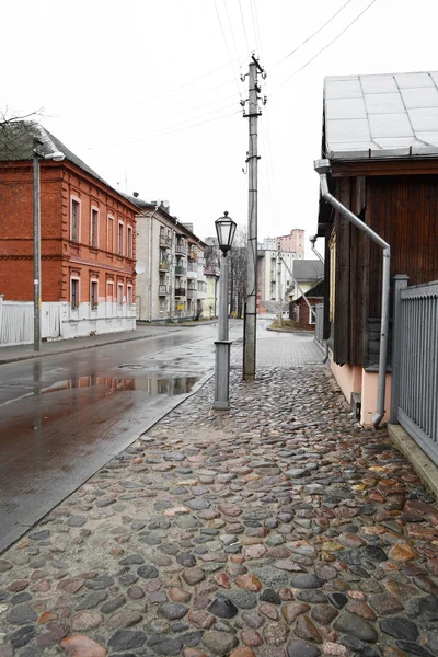 Вид на улицу в центральной части Витебска — стоковое фото