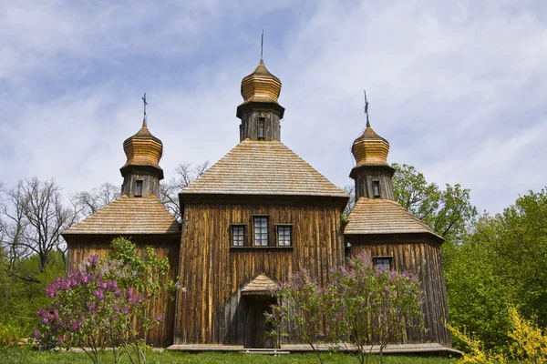 木制教堂乌克兰 — 图库照片