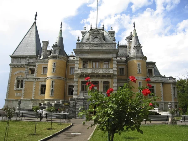 Massandrovskiy Palác Ruských Králů Poblíž Města Jalty Krymu Oblasti Ukrajině — Stock fotografie
