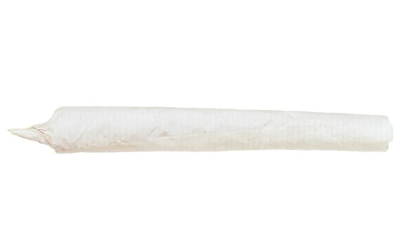 Marijuana Joint isolado em fundo branco — Fotografia de Stock