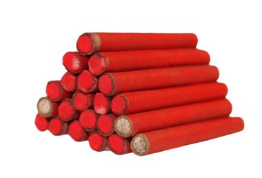 Red small firecrackers clipart