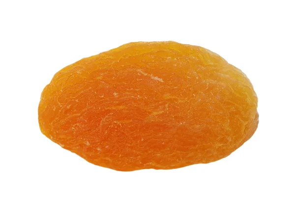 Getrocknete Aprikose isoliert auf weißem Hintergrund — Stockfoto