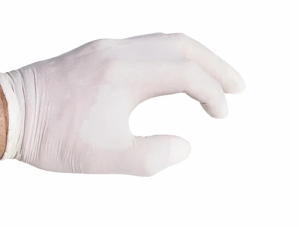 Перчатки на изолированном белом фоне — стоковое фото