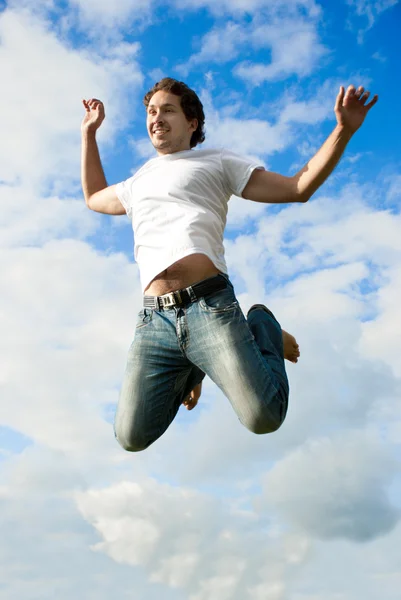 跳跃的男人 — 图库照片